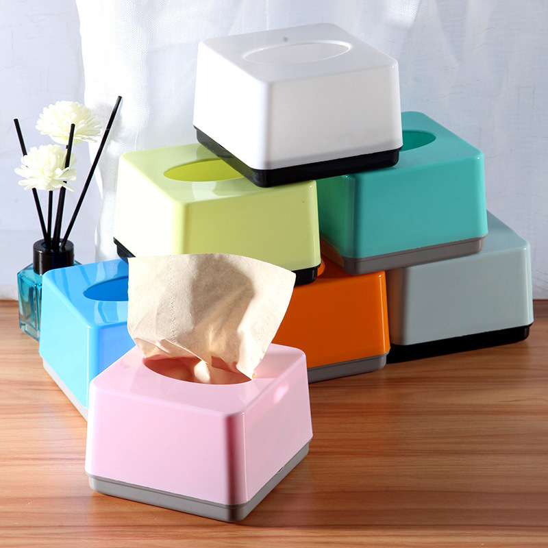 Commercial Printing & Packaging Pvt Ltd - Z. กล่องกระดาษทิชชู่พลาสติกทรงสี่เหลี่ยมเกรดเชิงพาณิชย์ สำหรับบ้าน ร้านอาหาร ห้องนั่งเล่น แบบลิ้นชัก