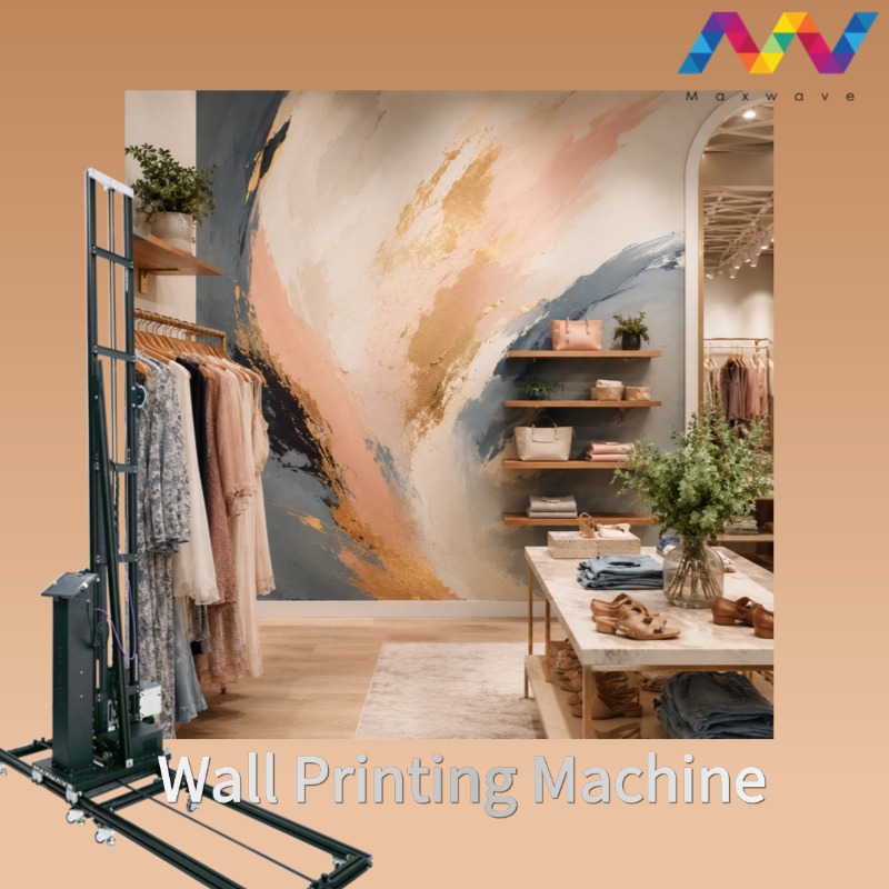 Commercial Printing & Packaging Pvt Ltd - เครื่องพิมพ์ผนังแบบพกพา 5 หัวพิมพ์ 2880DPI เครื่องพิมพ์ UV