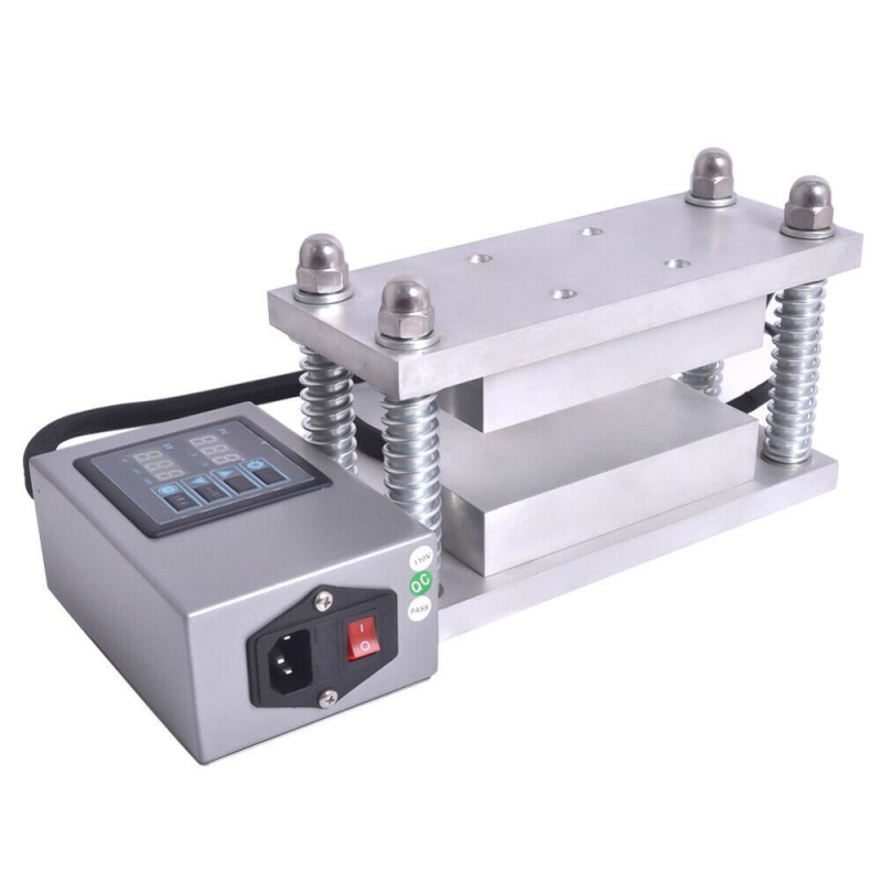 Commercial Printing Press - สูงสุด20ตันความดัน7.5X15ซม.Rosin ความร้อนแผ่น TC ควบคุมดิจิตอลกรอบดอกไม้ Wax เครื่องสกัดน้ำมันชุด