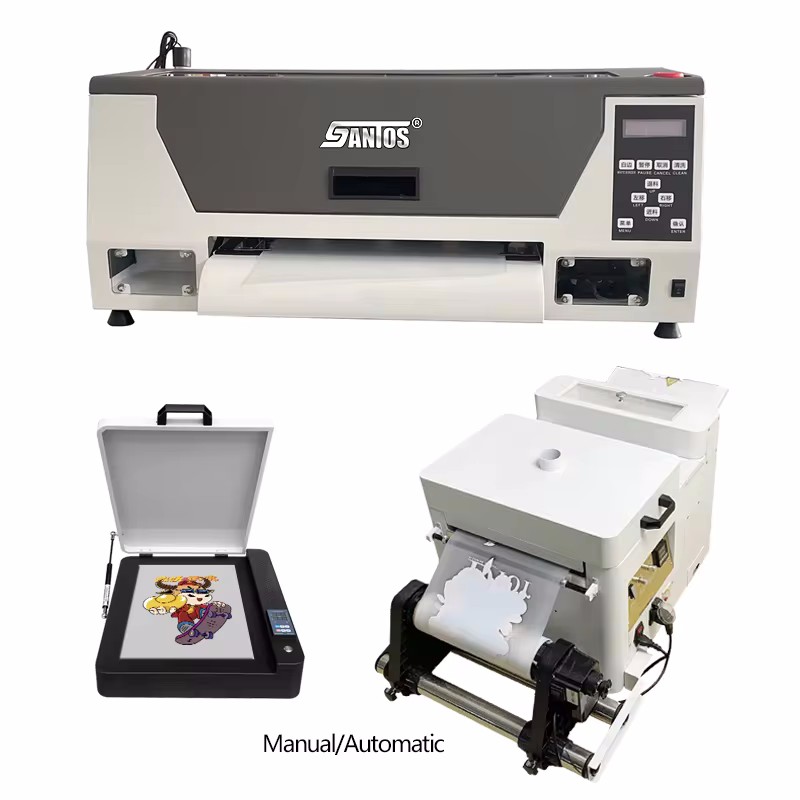 Commercial Printing Machine For Clothes - เครื่องพิมพ์ DTF แบบตั้งโต๊ะขนาด A3 หัวพิมพ์ XP600