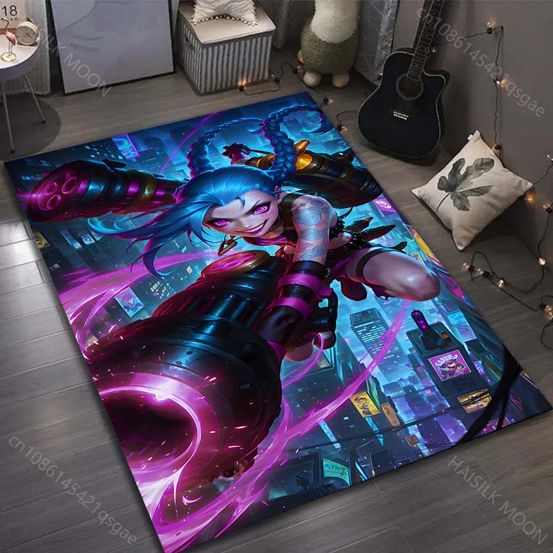 Commercial Printing & Packaging Pvt Ltd - 15 ขนาด A-Arcane พิมพ์ Gamer พรมสําหรับห้องนั่งเล่นห้องนอนโซฟาพรมเช็ดเท้าตกแต่งโซฟาตารางพรมกันลื่นสําหรับของขวัญ