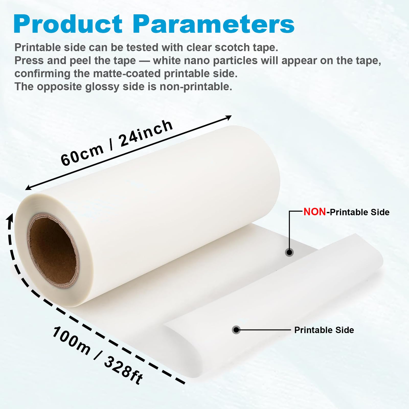 ม้วนฟิล์มทรานส์เฟอร์ DTF ขนาด  - Commercial Printing On Fabric บทวิจารณ์และราคา