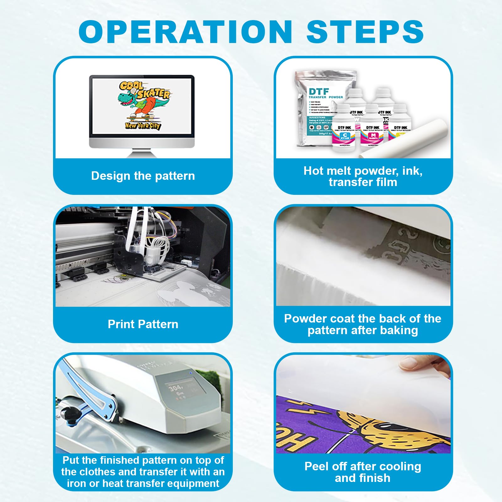 ม้วนฟิล์มทรานส์เฟอร์ DTF ขนาด  - Commercial Printing On Fabric บทวิจารณ์และราคา