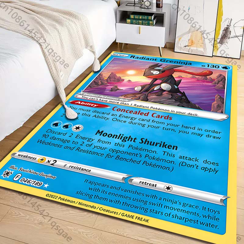 พรมพิมพ์ลายการ์ดโปเกมอน Grenin - Commercial Printing & Packaging Pvt Ltd บทวิจารณ์และราคา
