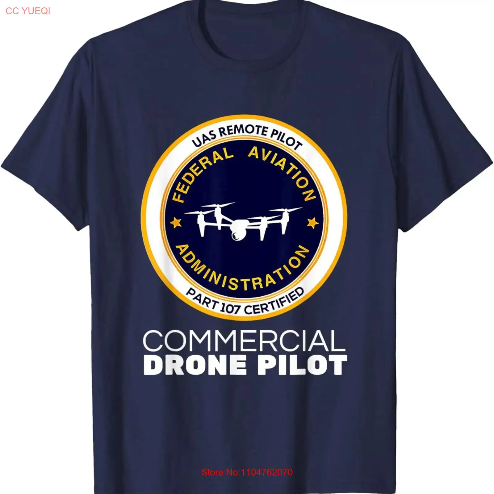เสื้อยืดนักบินโดรนเชิงพาณิชย์  - Commercial Printing & Packaging Pvt Ltd บทวิจารณ์และราคา