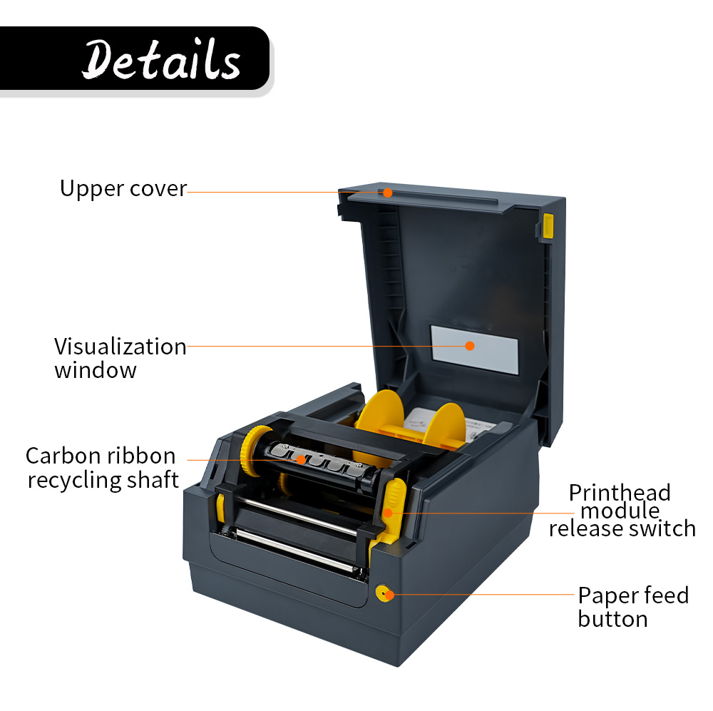 เครื่องพิมพ์ฉลากบาร์โค้ดแบบถ่า - Commercial Printing Machine For Clothes บทวิจารณ์และราคา