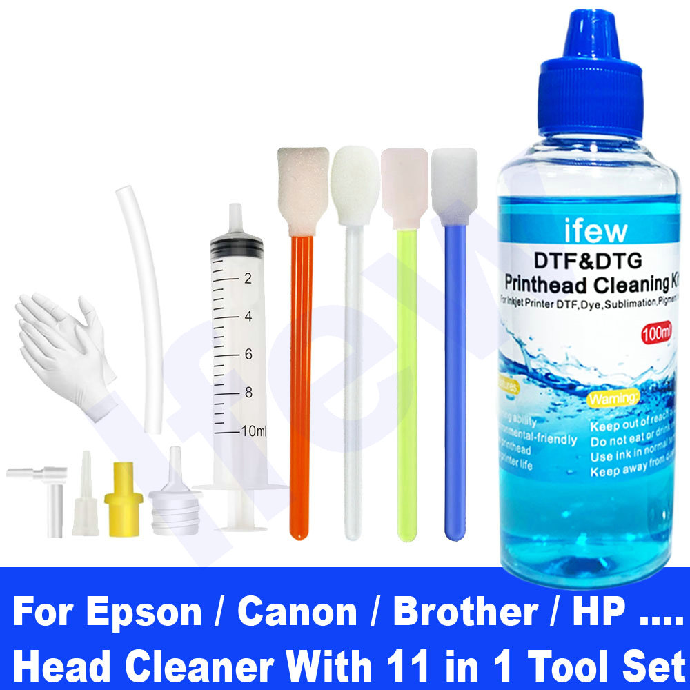 100ML อิงค์เจ็ทเครื่องพิมพ์หัว - Print Head Cleaning Kit บทวิจารณ์และราคา