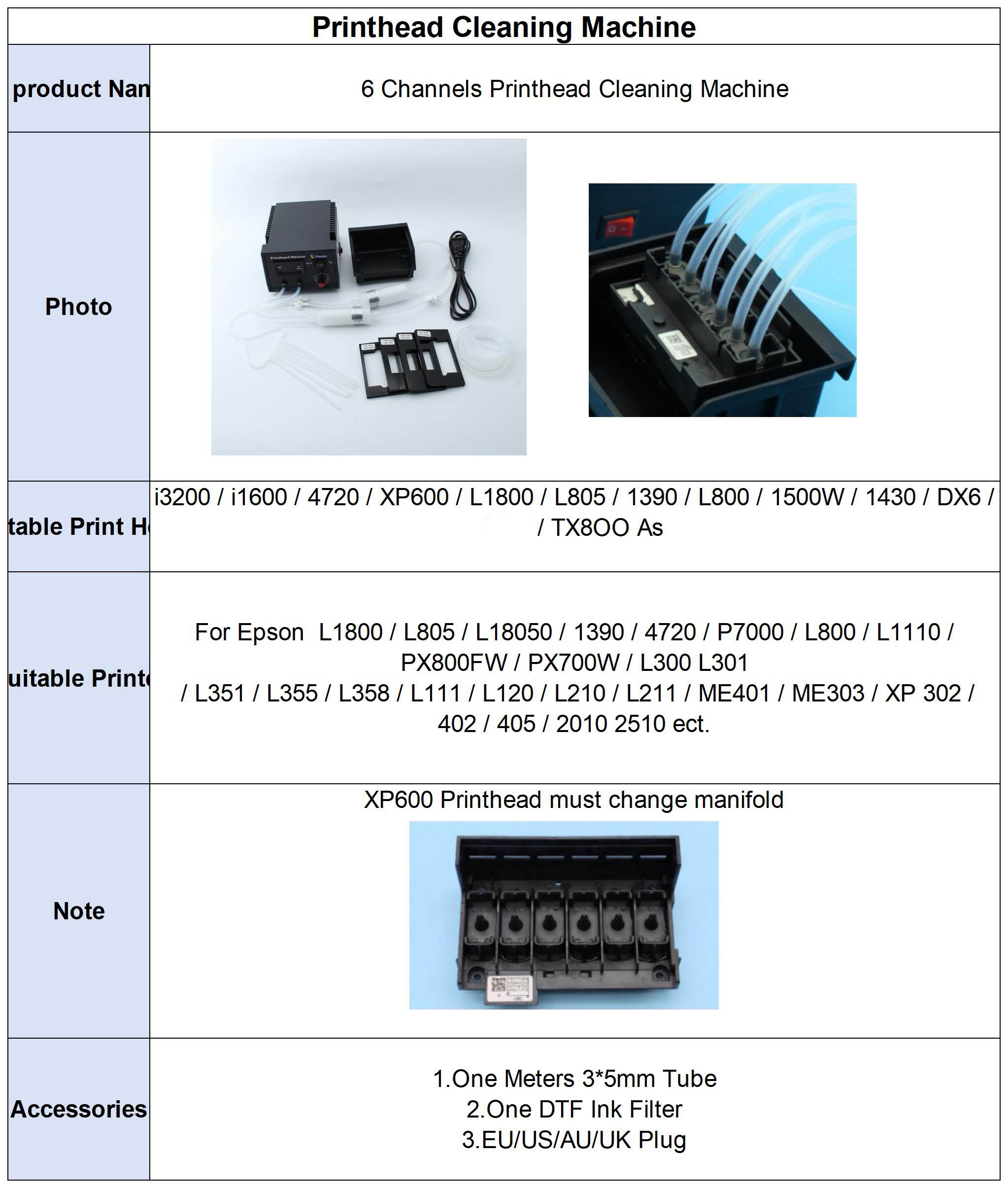 เครื่องทำความสะอาดหัวพิมพ์ 6 ช - Print Head Cleaning Kit บทวิจารณ์และราคา